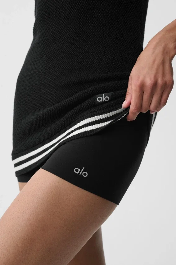 2" Alo Softsculpt Mid-Rise Short - Black