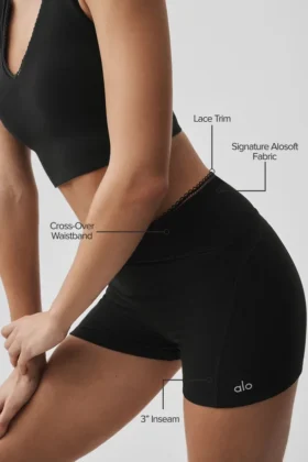 3″ Alosoft Affection Short – Black