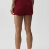 4" Seamless Modal Ribbed High-Waist Short - Summer Romance Red