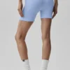 5" Seamless Ribbed Favorite Short - Light Provence Blue