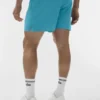5" Traction Running Short - Blue Breeze