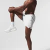 5" Traction Running Short - White