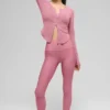 7/8 High-Waist Airlift Legging - Pink Wild Rose