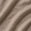 Linen Jersey Coastal Long Sleeve Button up - Gravel