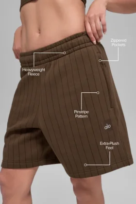 7″ Pinstripe Short – Espresso Pinstripe
