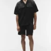 7" Satin Horizon Short - Black