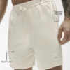 7" Satin Horizon Short - Bone