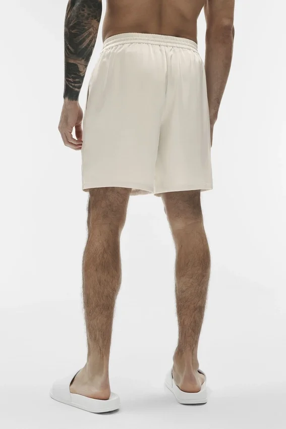 7" Satin Horizon Short - Bone