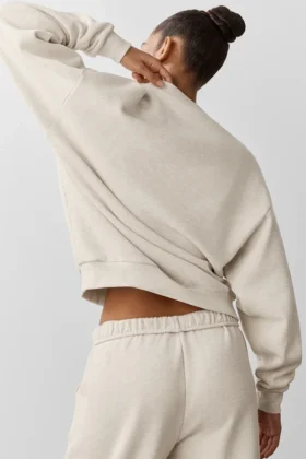 Accolade Crew Neck Pullover – Oatmeal Heather