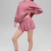 Accolade Crew Neck Pullover - Pink Wild Rose