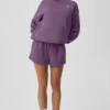 Accolade Crew Neck Pullover - Plum Kiss