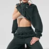 Accolade Hoodie - Charcoal Green
