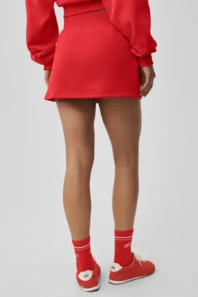 Accolade Skirt – Bright Red