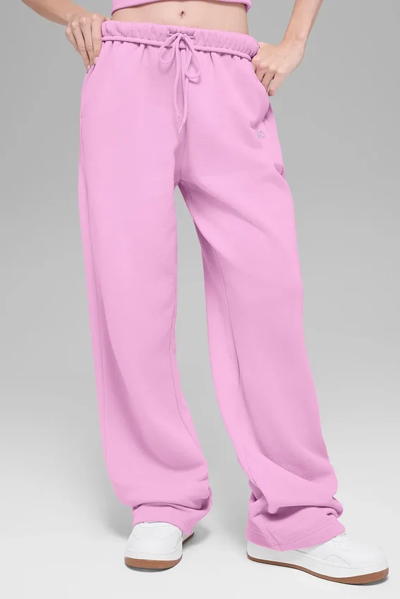 Accolade Straight Leg Sweatpant - Candy Heart Pink