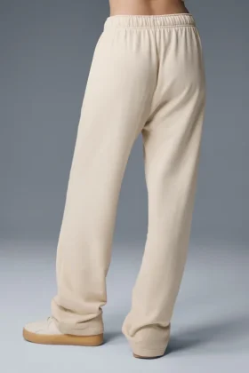 Accolade Straight Leg Sweatpant – Oat Milk