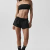 Airbrush Bandeau Bra - Black