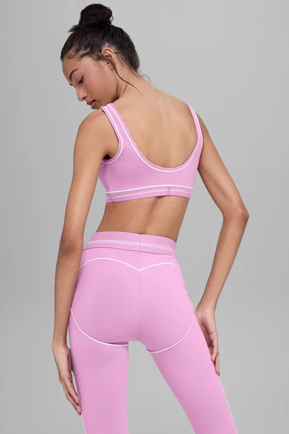 Airbrush Heart Throb Bra - Candy Heart Pink/White