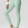Airbrush High-Waist 7/8 Better Together Legging - Spearmint/White