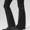 Airbrush High-Waist 7/8 Bootcut Legging - Black