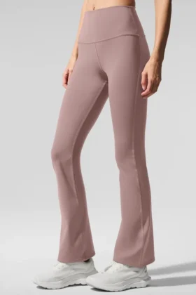 Airbrush High-Waist 7/8 Bootcut Legging – Taupe