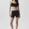 Airbrush High-Waist Better Together Short - Black/White
