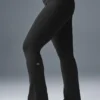 Airbrush High-Waist Bootcut Legging - Black