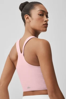 Airbrush Real Bra Tank – Vintage Pink