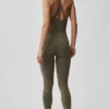 Airbrush Sparks Fly Corset Onesie - Olive Tree