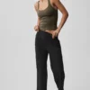 Airbrush Sparks Fly Corset Tank - Olive Tree