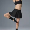 Airlift Down the Line Tennis Skirt - Black