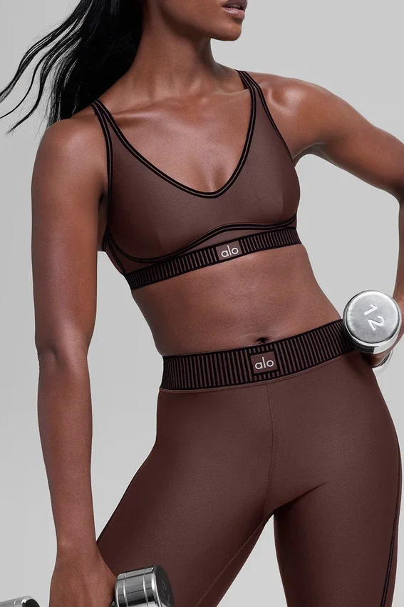 Airlift Line up Bra - Brownstone