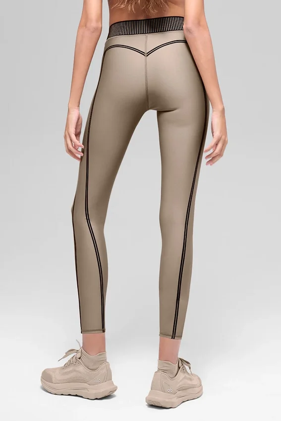 Airlift High-Waist 7/8 Line up Legging - Gravel