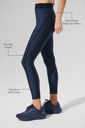 Airlift High-Waist 7/8 Line up Legging – Navy