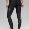 Airlift High-Waist Haven Legging - Black/White