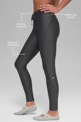 Airlift High-Waist Light Speed Legging – Anthracite