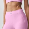 Airlift High-Waist Love Language Stirrup Legging - Candy Heart Pink