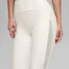 Airlift High-Waist Mesh Infatuation Legging - Ivory
