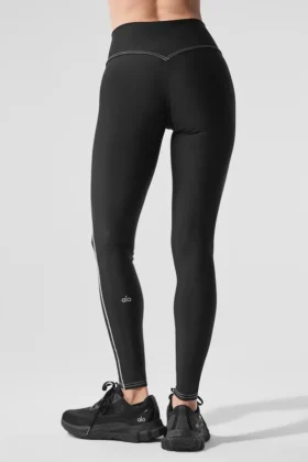 Airlift High-Waist Redefine Legging – Black/White