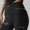 Airlift High-Waist Sleek Capri - Black