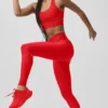 Airlift High-Waist Sleek Legging - Bright Red
