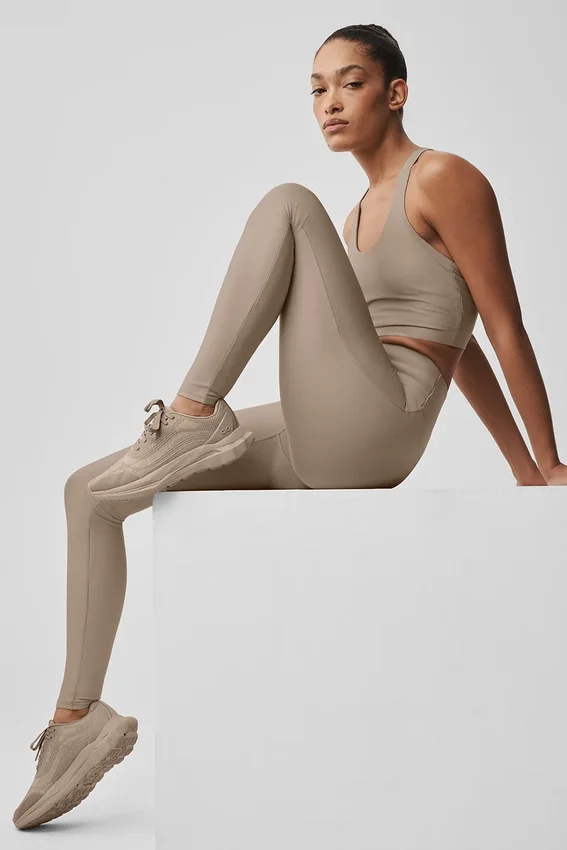 Airlift High-Waist Sleek Legging - Gravel