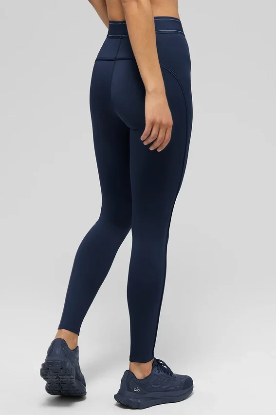 Airlift High-Waist Suit up Legging - Navy/Navy
