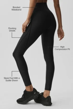Airlift High-Waist Top-Notch Legging – Black