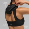 Airlift Light Speed Hooded Bra - Black