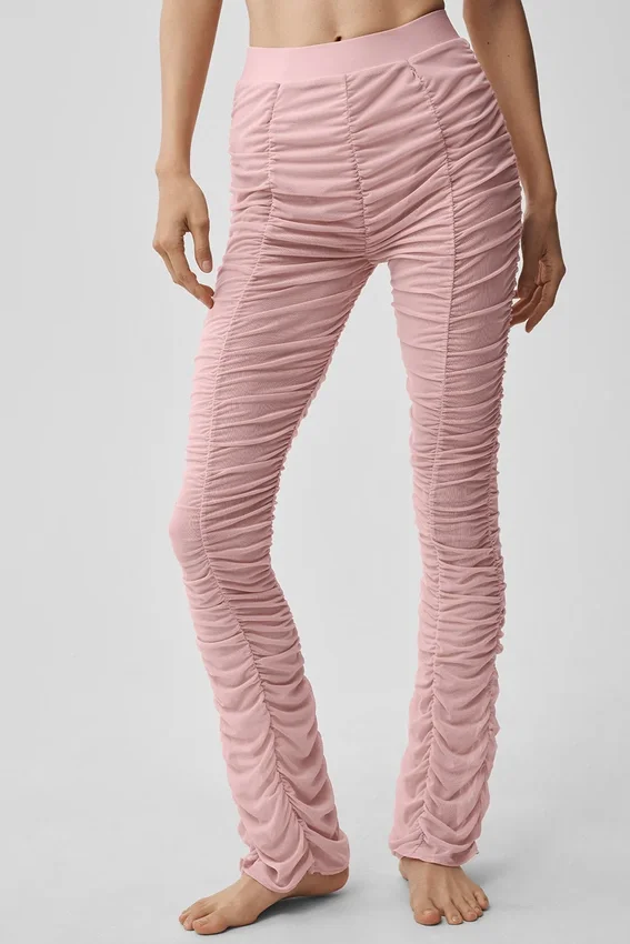 Airlift Mesh High-Waist Cherish Legging - Vintage Pink