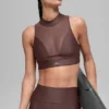 Airlift Mesh Infatuation Bra - Brownstone