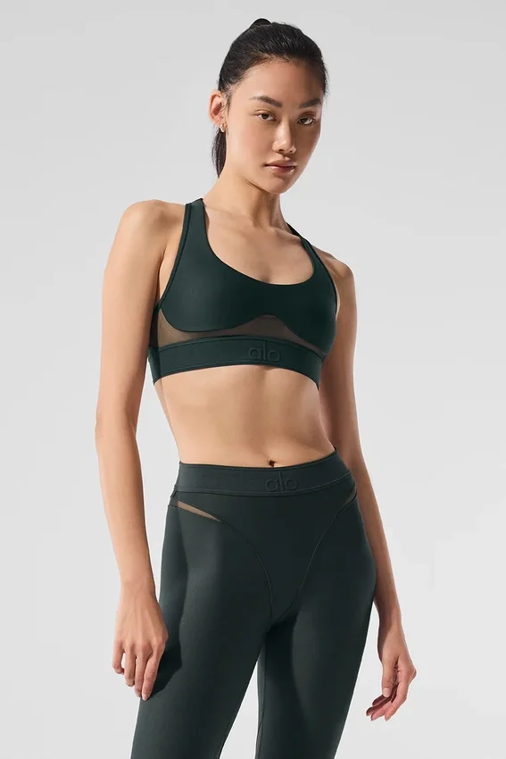 Airlift Rebel Bra - Charcoal Green