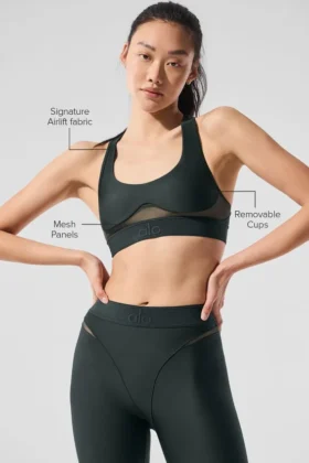 Airlift Rebel Bra – Charcoal Green
