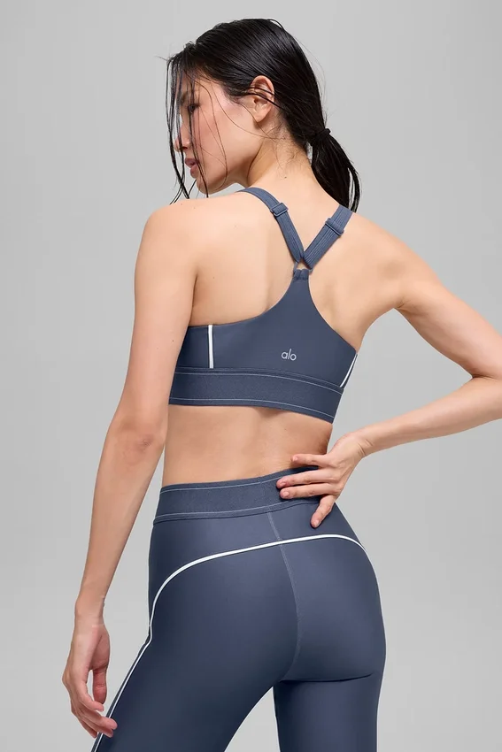 Airlift Suit up Bra - Bluestone/White