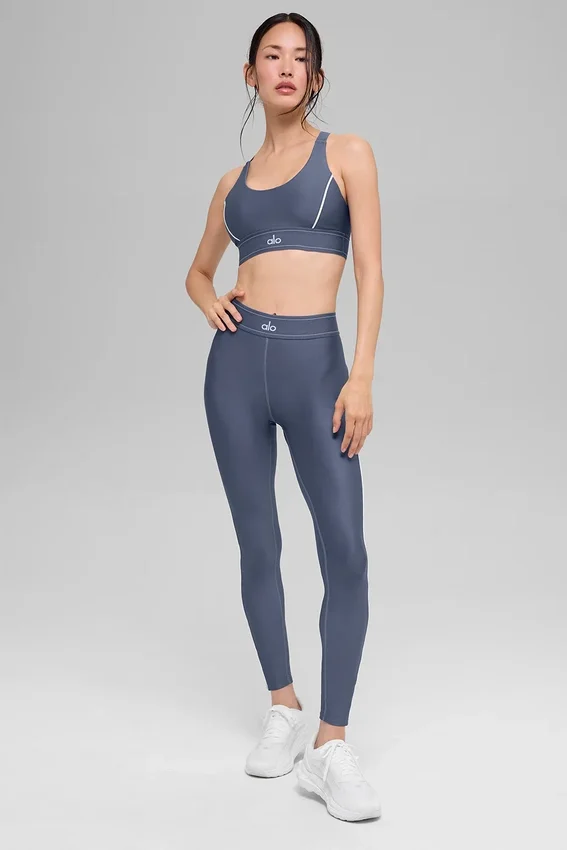 Airlift Suit up Bra - Bluestone/White